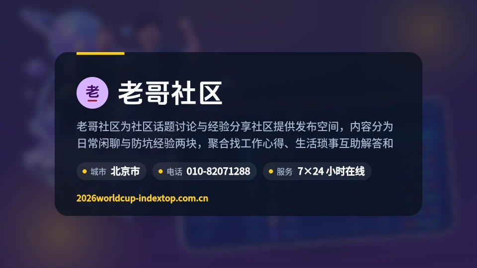 走进老哥社区